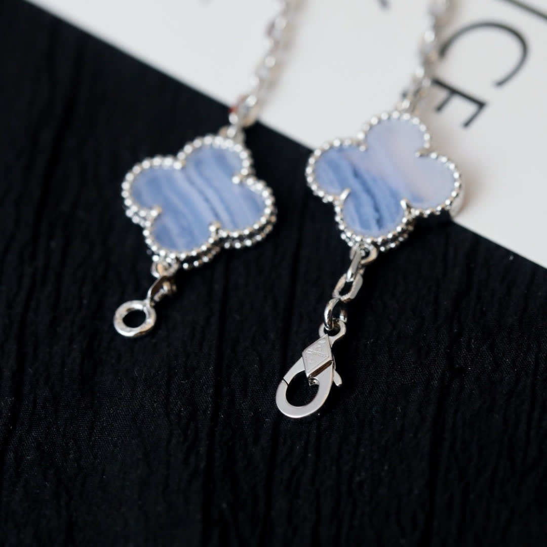 Van Cleef & Arpels Alhambra Blue Opal Bracelet